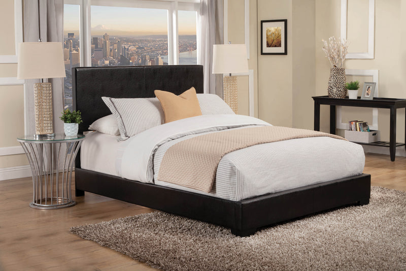 Conner - Black  - Eastern King Panel Bed - Ornate Home