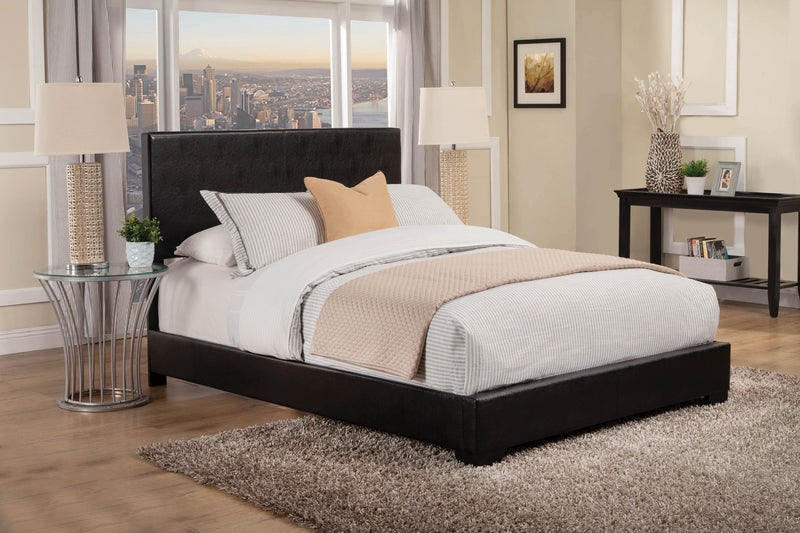 Conner - Black - Queen Panel Bed - Ornate Home