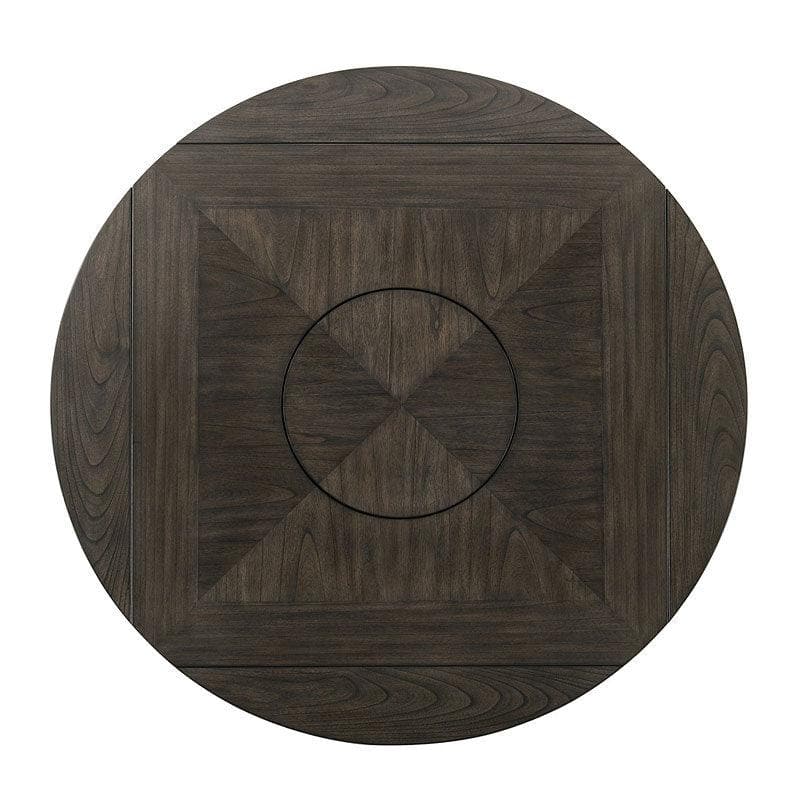 Conner Chalk & Gray Counter Height Table w/ Lazy Susan - Ornate Home