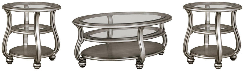 Coralayne 3-Piece Occasional Table Set - Ornate Home