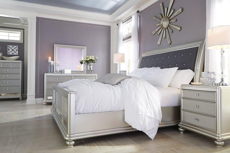 Coralayne California King Sleigh Bed - Ornate Home