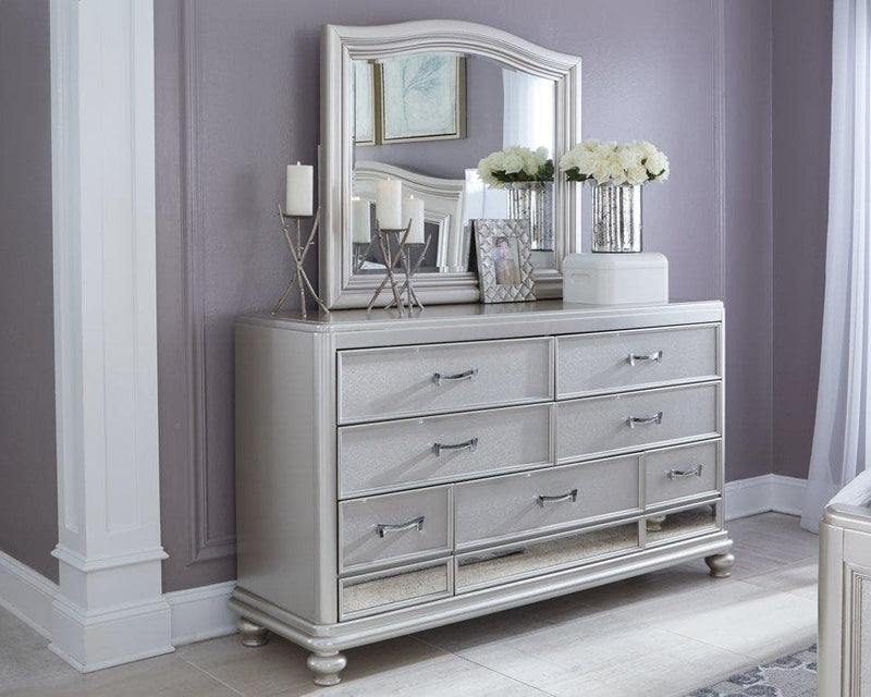 Coralayne Dresser and Mirror - Ornate Home