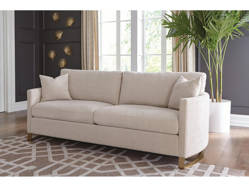 Corliss - Beige - Stationary Sofa - Ornate Home