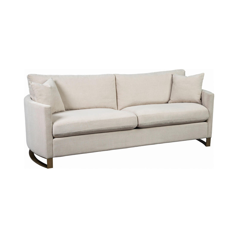 Corliss - Beige - Stationary Sofa - Ornate Home