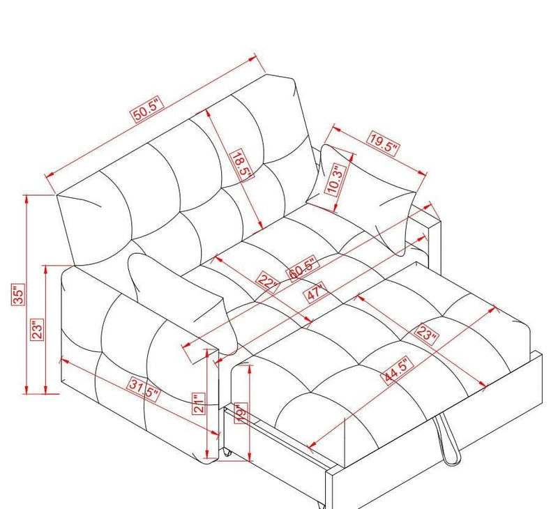 Cotswold - Beige - Sleeper Sofa - Ornate Home