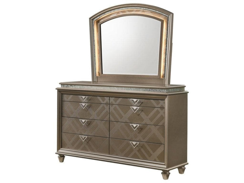 Cristal Gold Dresser - Ornate Home