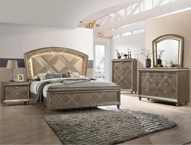 Cristal Gold Dresser - Ornate Home