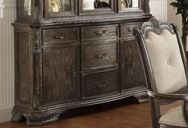 Kiera - Gray - Buffet & Hutch - Ornate Home