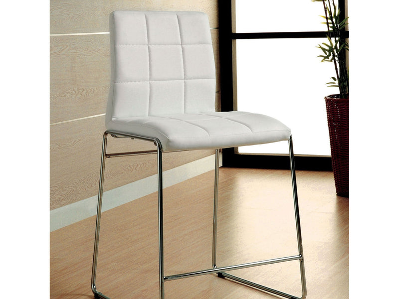 Kona White Counter Ht. Chair (Set of 2)