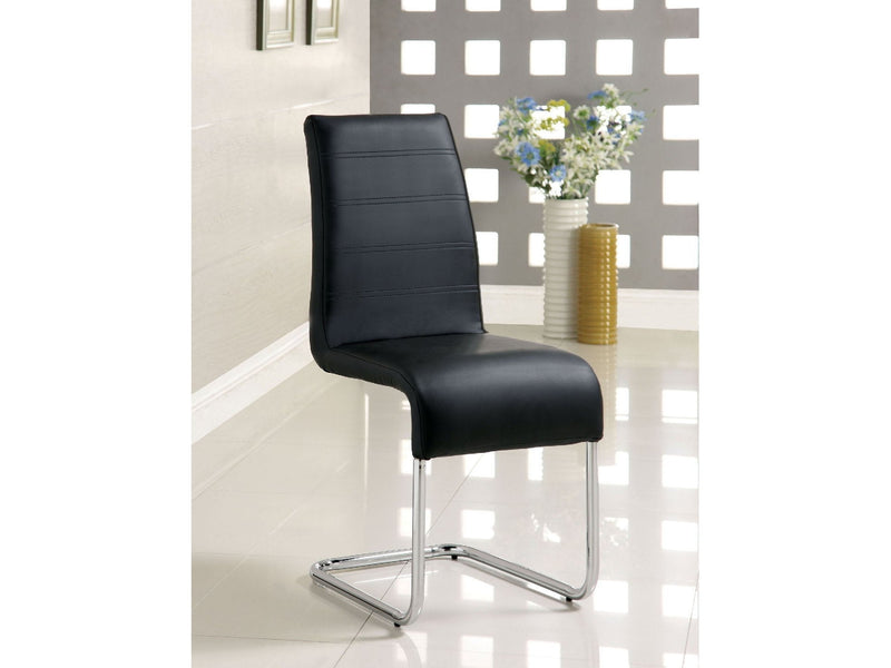 Mauna Black Dining Chair (Set of 2)