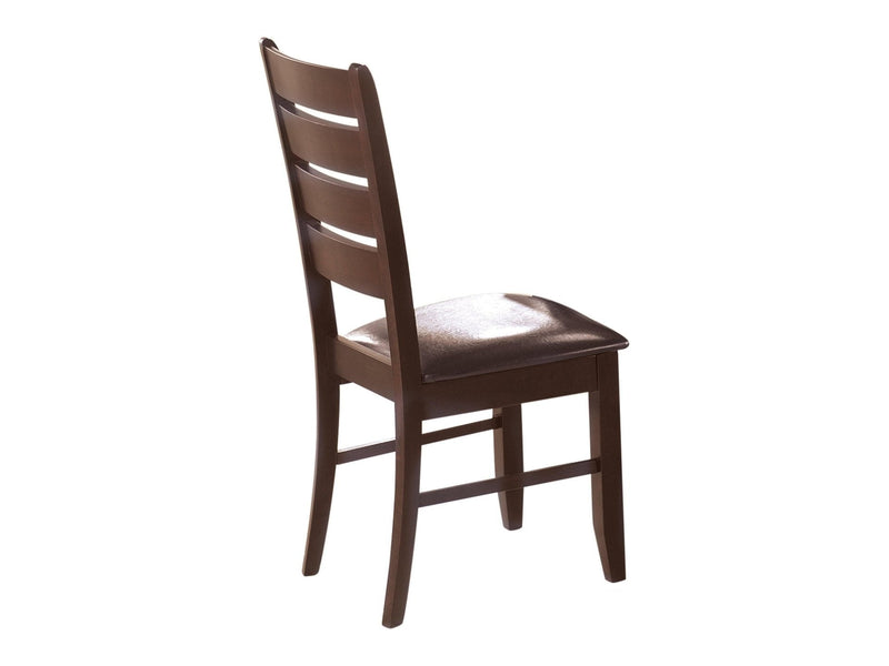 Dalila - Cappuccino & Black - Side Chairs (Set of 2) - Ornate Home