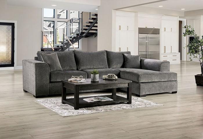 Degelis - Gray - L Shape Sectional Sofa - Ornate Home