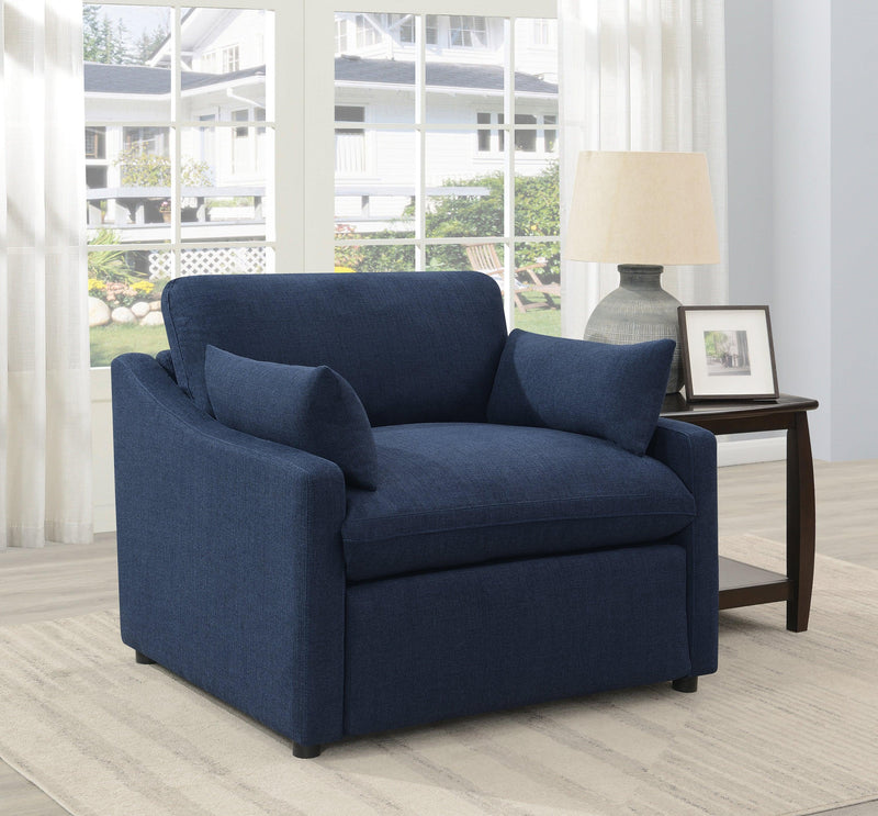 Destino - Midnight Blue - Power Recliner - Ornate Home