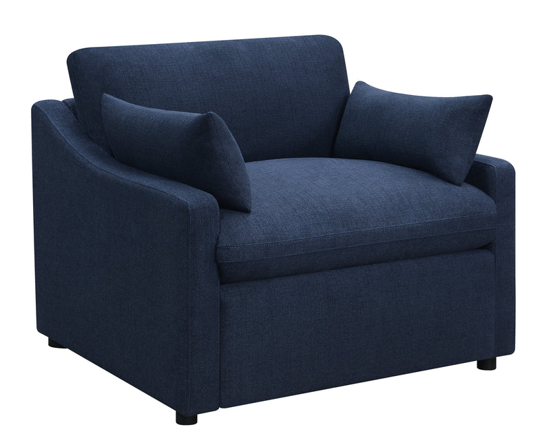 Destino - Midnight Blue - Power Recliner - Ornate Home