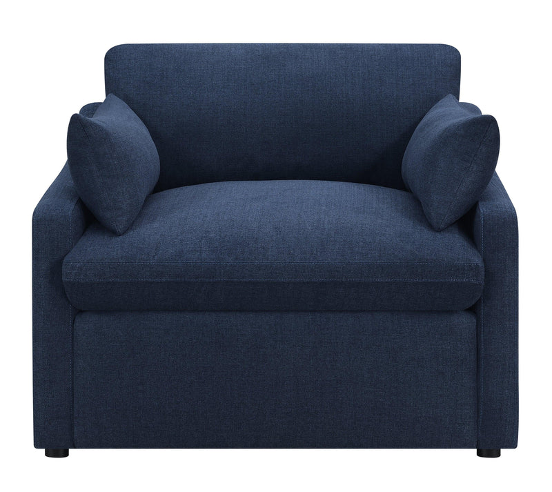 Destino - Midnight Blue - Power Recliner - Ornate Home