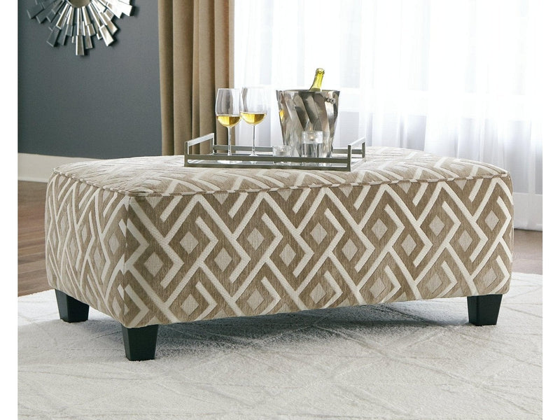 Dovemont Oversized Accent Ottoman - Ornate Home