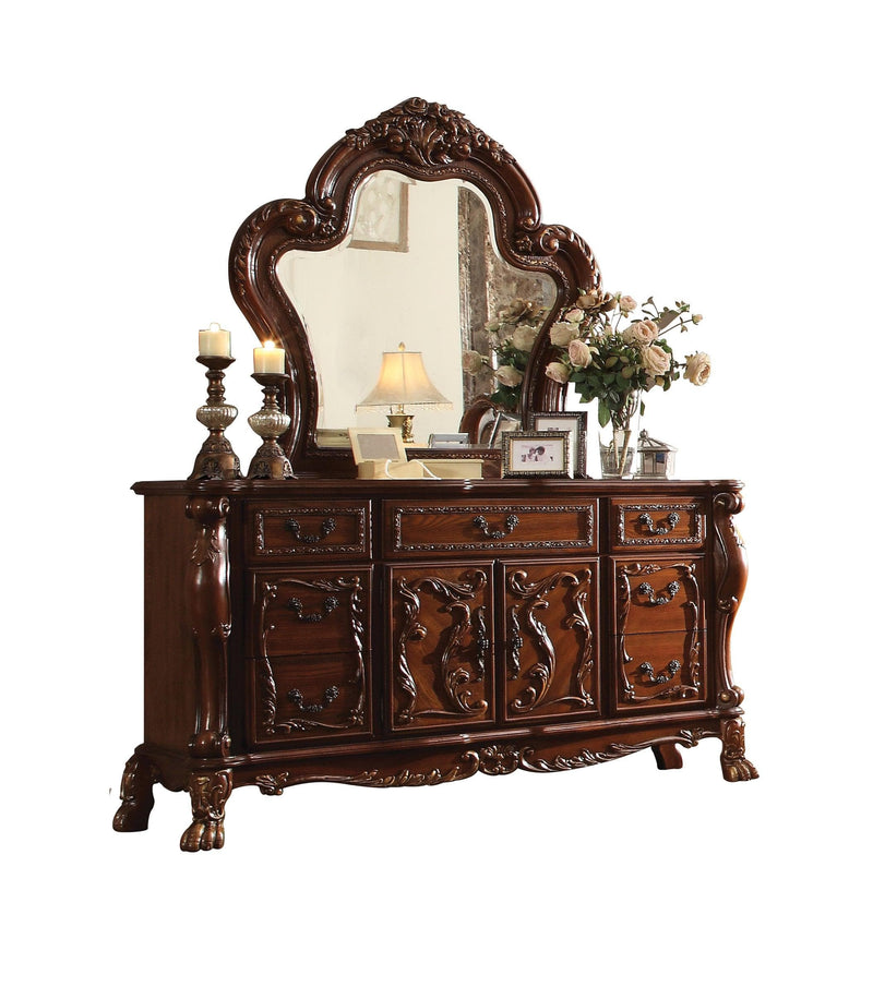 Dresden Cherry Oak Dresser - Ornate Home