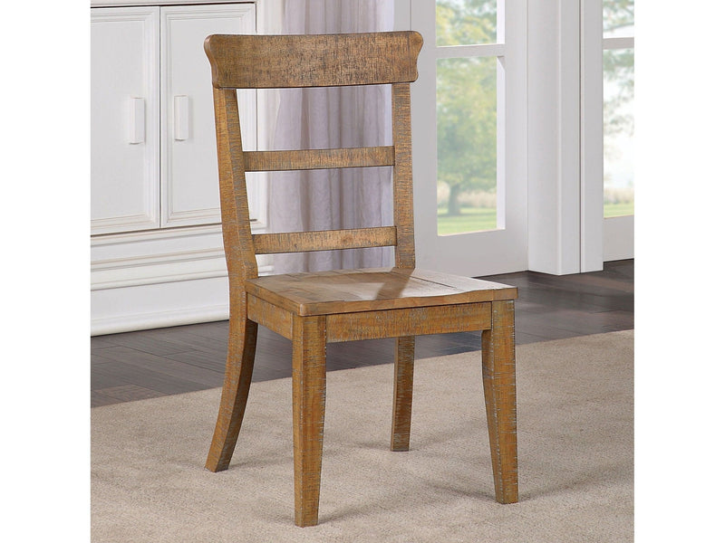 Leonidas Natural Tone Dining Chair (Set of 2)