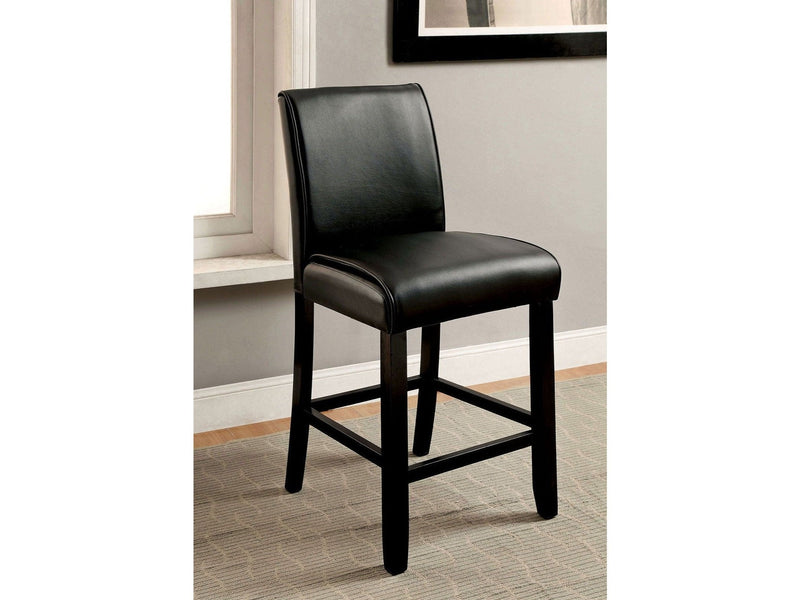 Gladstone Black Counter Ht. Chair (Set of 2)