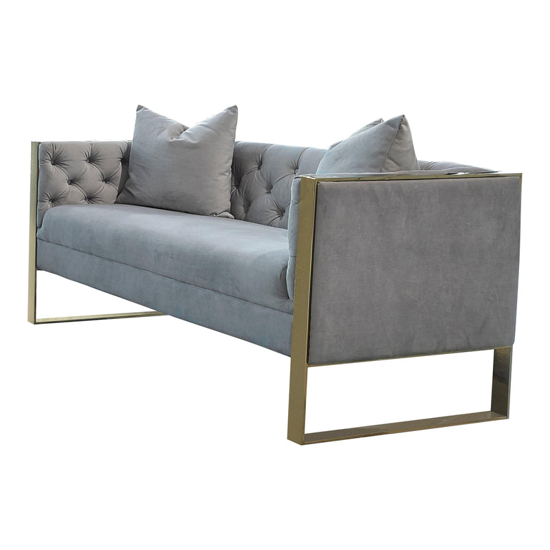 Eastbrook - Grey - Stationary Loveseat - Ornate Home