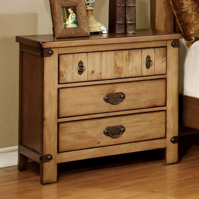 Pioneer Weathered Elm Nightstand