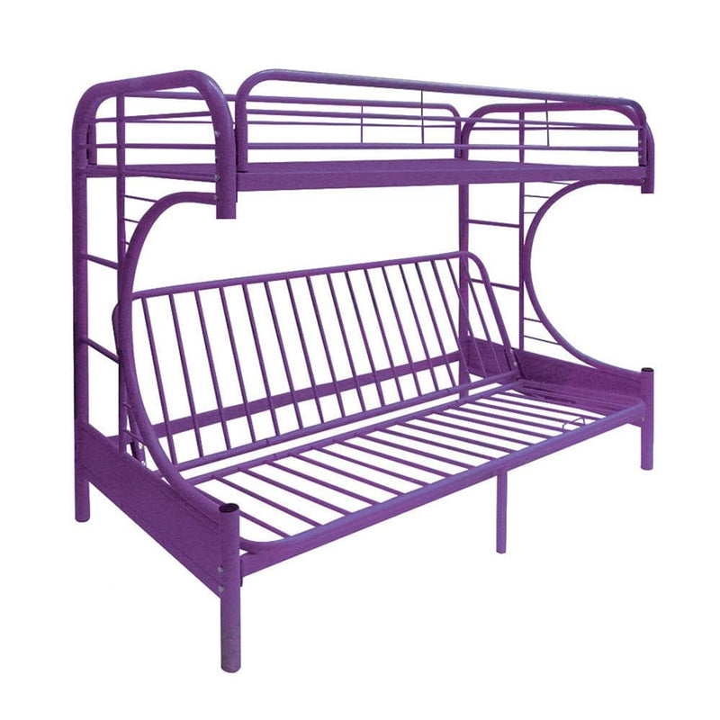 Eclipse Purple Bunk Bed (Twin/Full/Futon) - Ornate Home