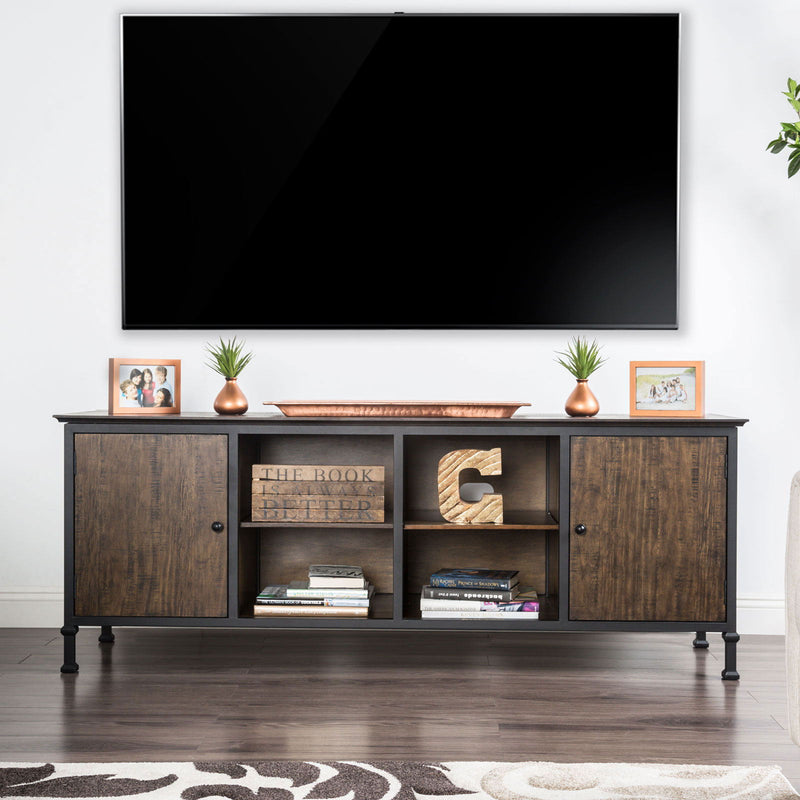 Broadland Medium Weathered Oak 60" TV Console