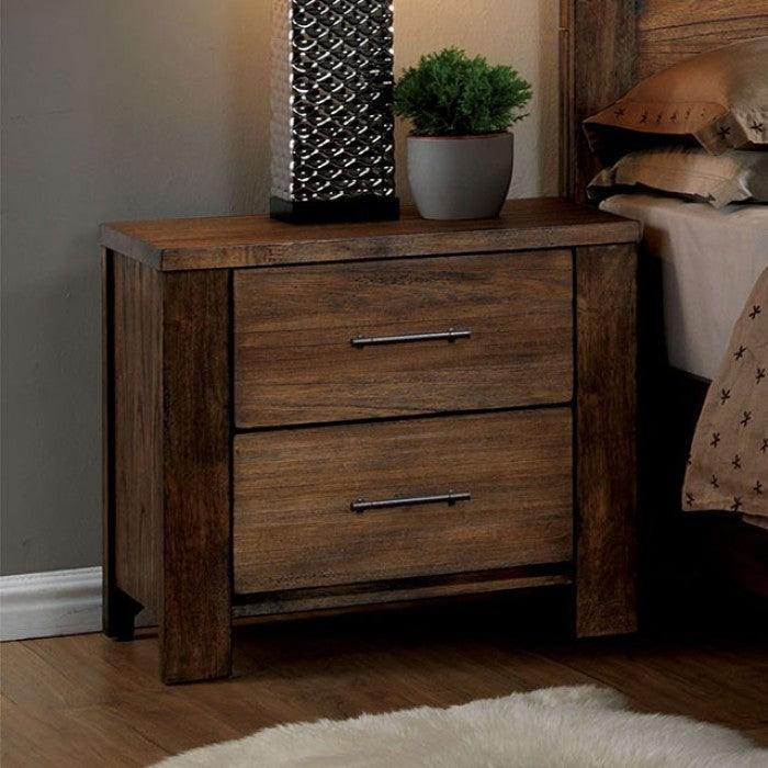 Elkton - Antique Oak - Nightstand - Ornate Home