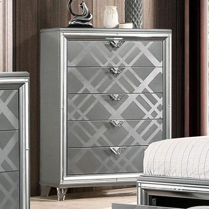 Emmeline - Silver - Chest - Ornate Home