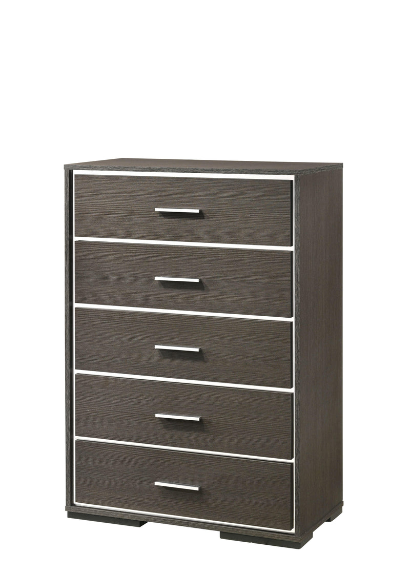 Escher Gray Oak Chest - Ornate Home