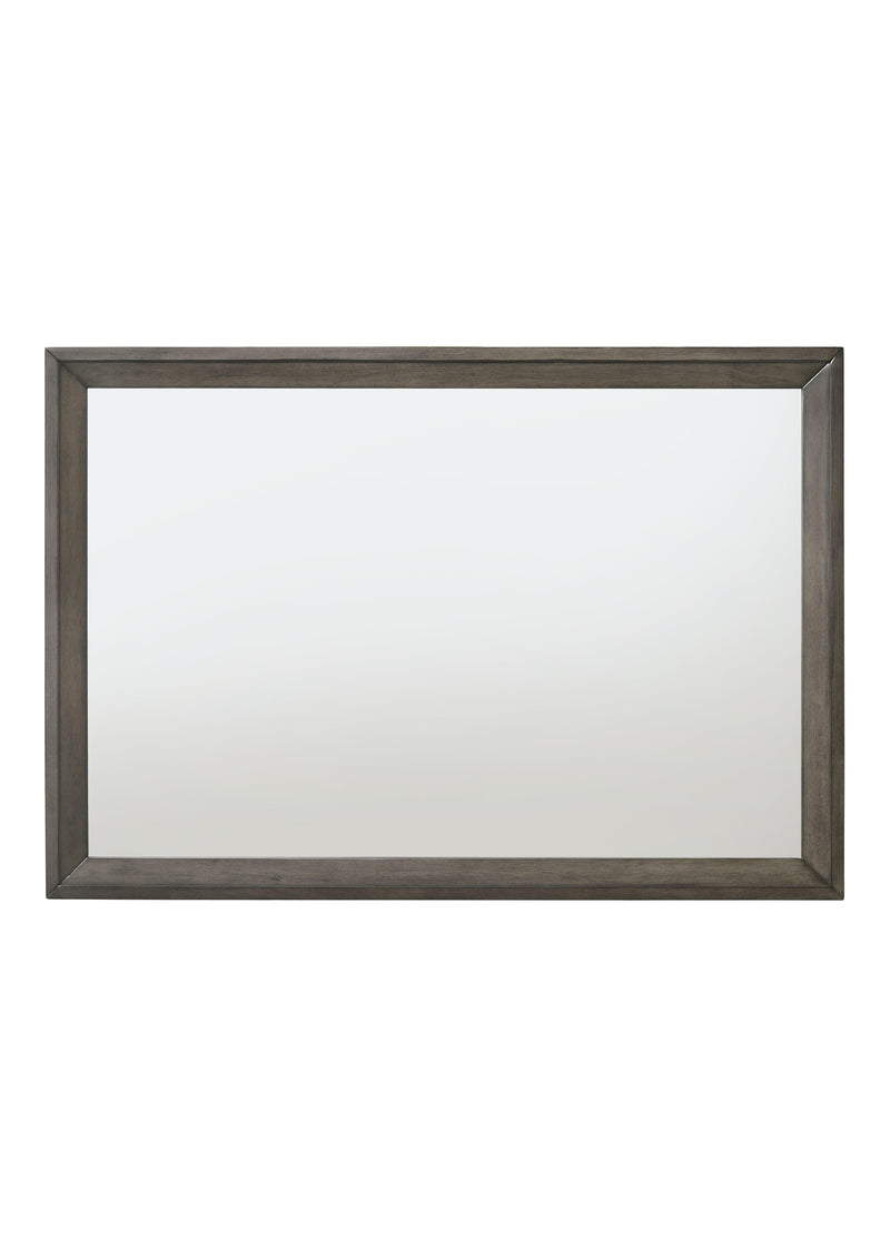 Escher Gray Oak Mirror - Ornate Home