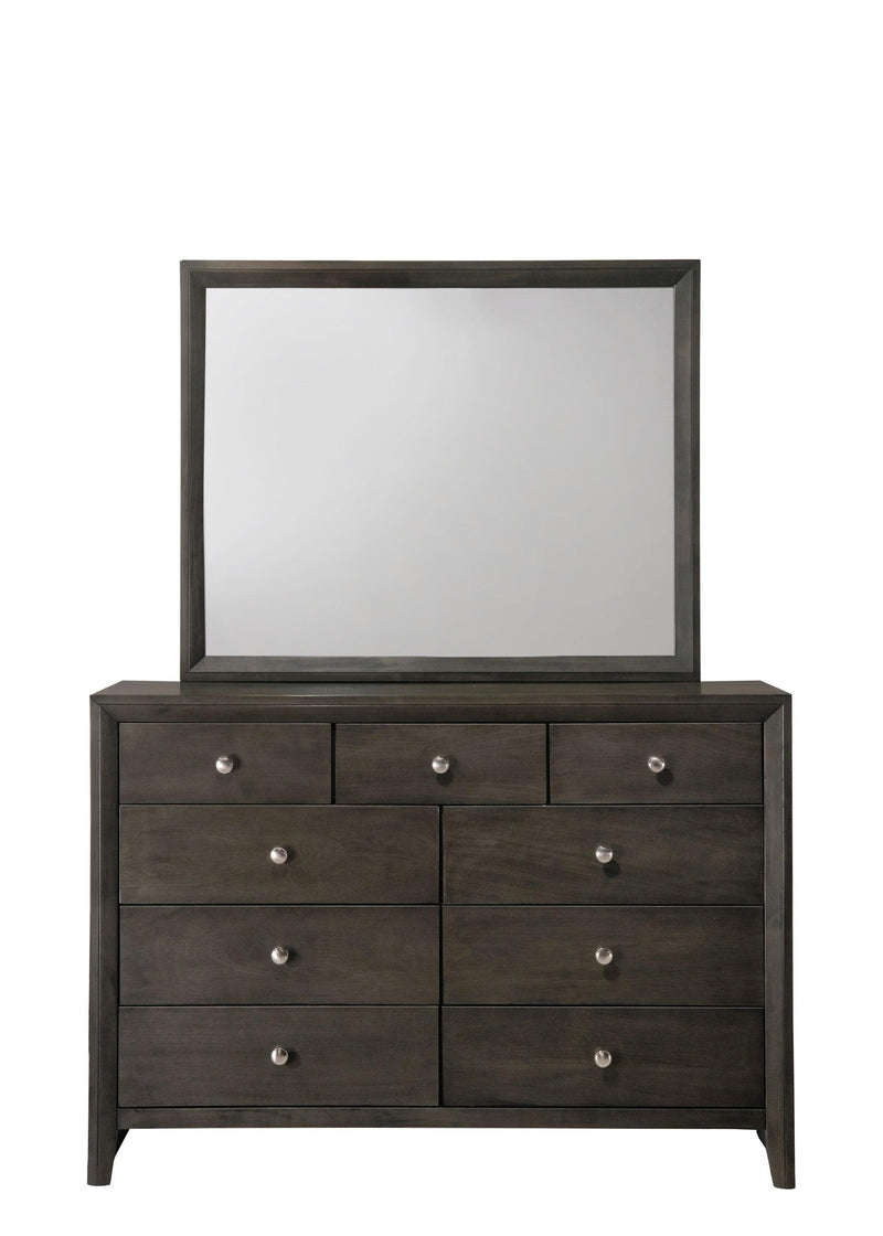 Evan Gray Panel Bedroom Set - Ornate Home