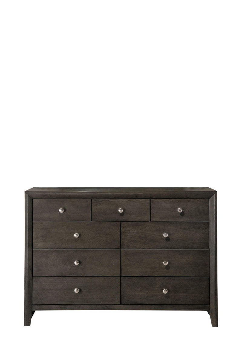 Evan Gray Panel Bedroom Set - Ornate Home