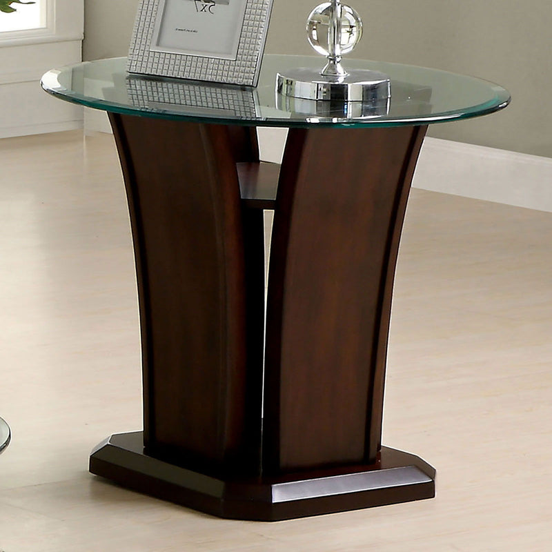 Manhattan Brown Cherry End Table