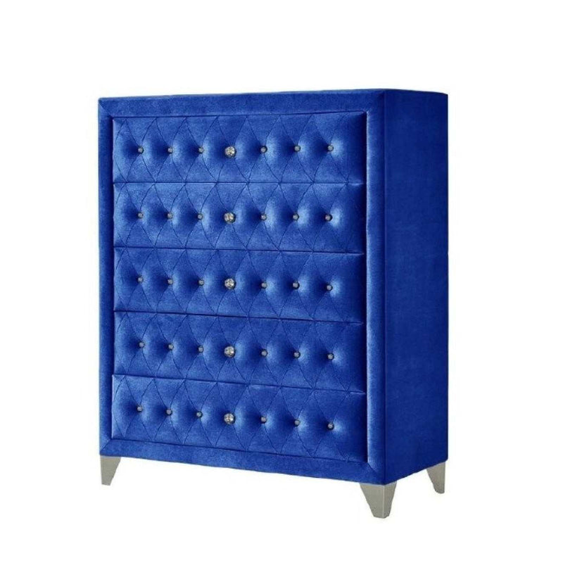 Dante - Blue Velvet - Chest - Ornate Home