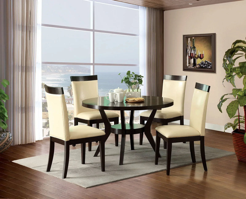 Downtown Espresso Round Dining Table