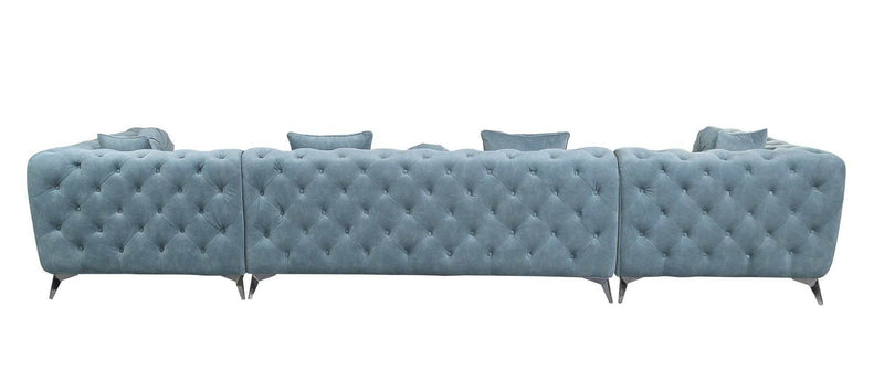 Atronia - Deep Green - "U" Shaped Sectional Sofa - Ornate Home