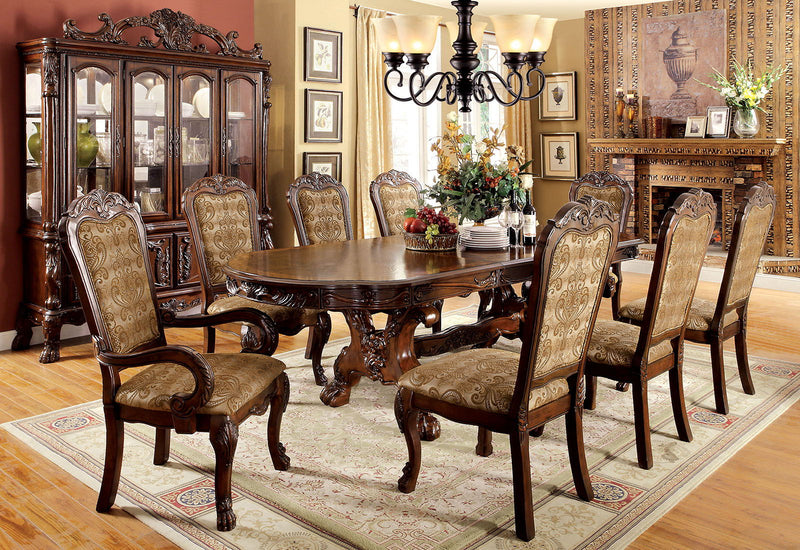 Medieve Cherry Oval Dining Table