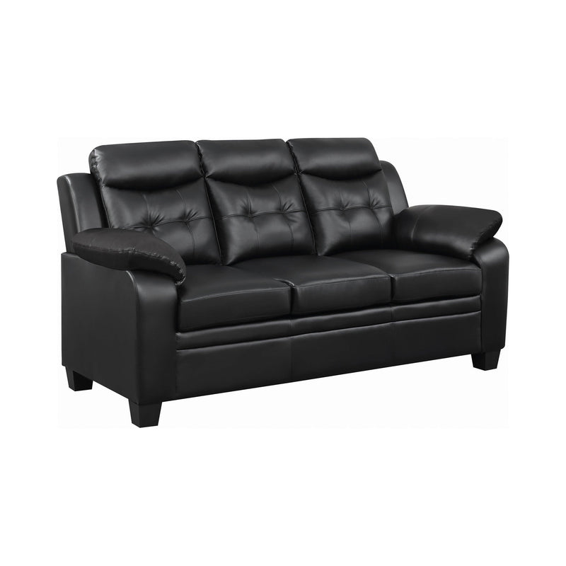 Finley - Black - Stationary Sofa - Ornate Home