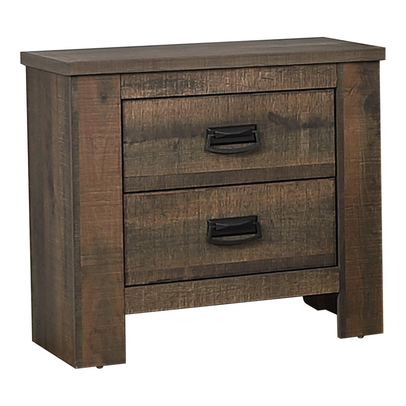 Frederick - Weathered Oak - Nightstand - Ornate Home