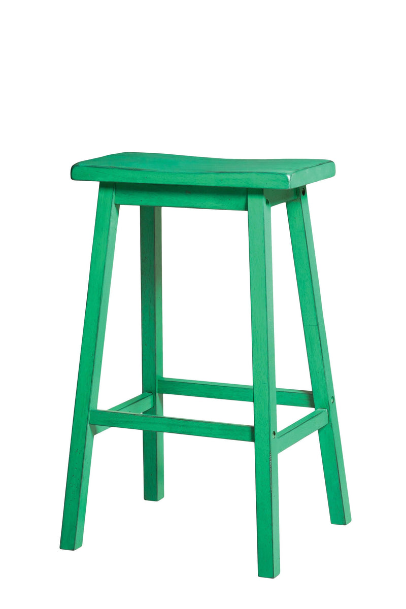 Gaucho Antique Green Bar Stool - Ornate Home