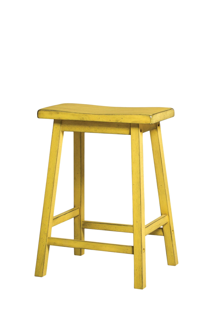 Gaucho Antique Yellow Counter Height Stool - Ornate Home