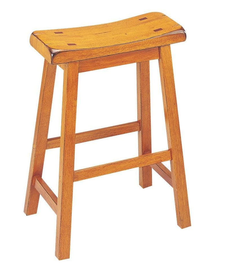 Gaucho Oak Counter Height Stool - Ornate Home