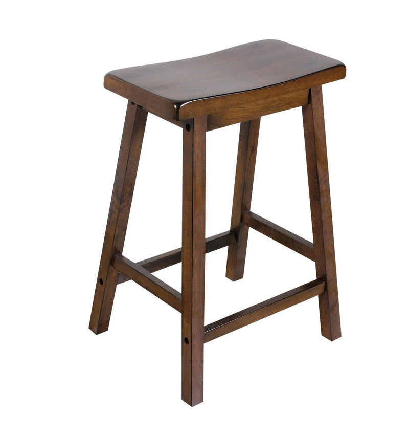 Gaucho Walnut Counter Height Stool - Ornate Home