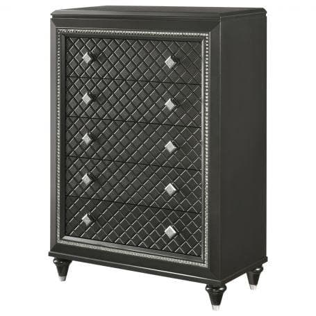 Giovani Dark Gray Chest - Ornate Home