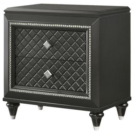 Giovani Dark Gray Nightstand - Ornate Home