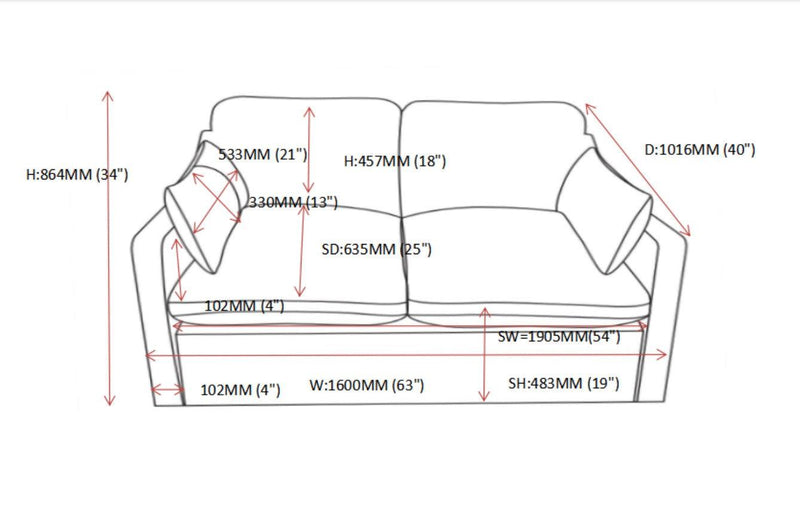 Grayson - Grey - Stationary Loveseat - Ornate Home