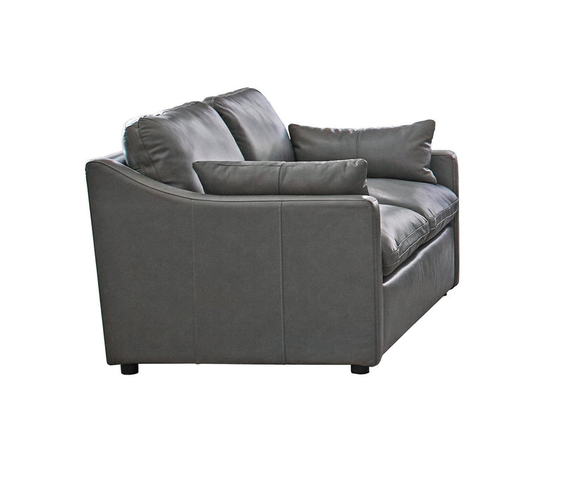 Grayson - Grey - Stationary Loveseat - Ornate Home