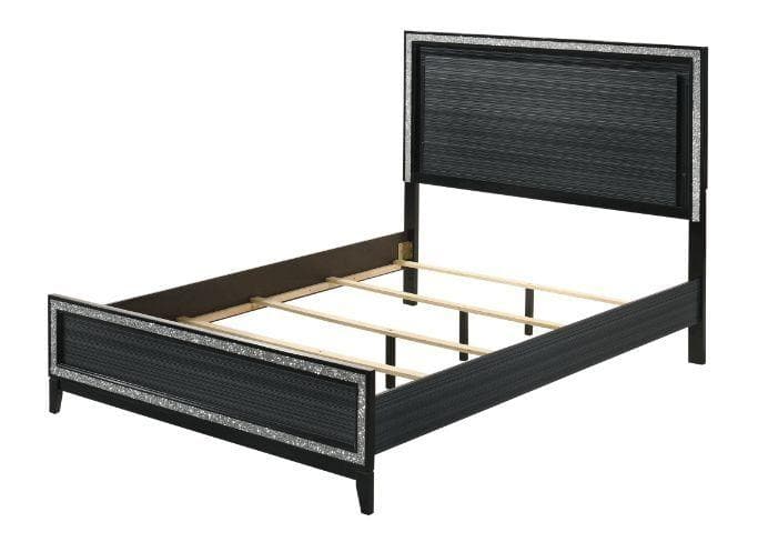 Haiden Eastern King Panel Bed w/LED Light - Ornate Home