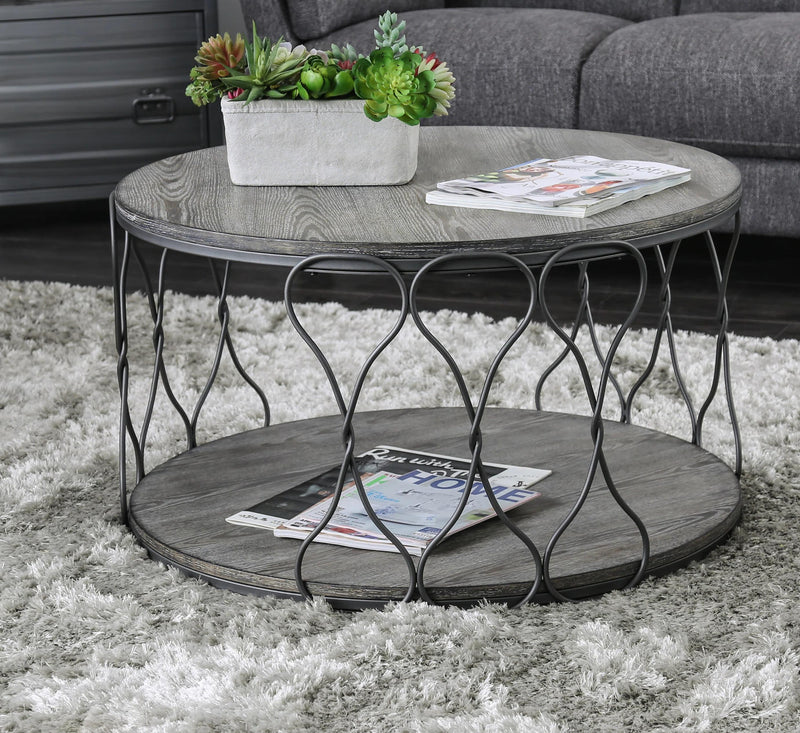 Hawdon - Gray - Coffee Table - Ornate Home